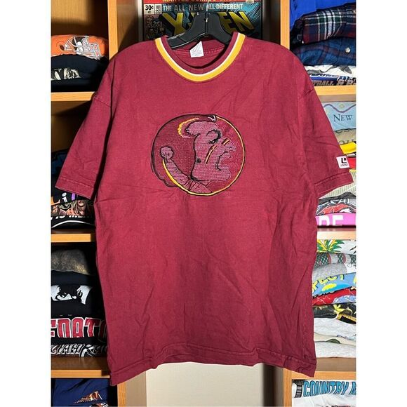 Vintage 90s Florida State Seminoles Logo Tee - Picture 1 of 5